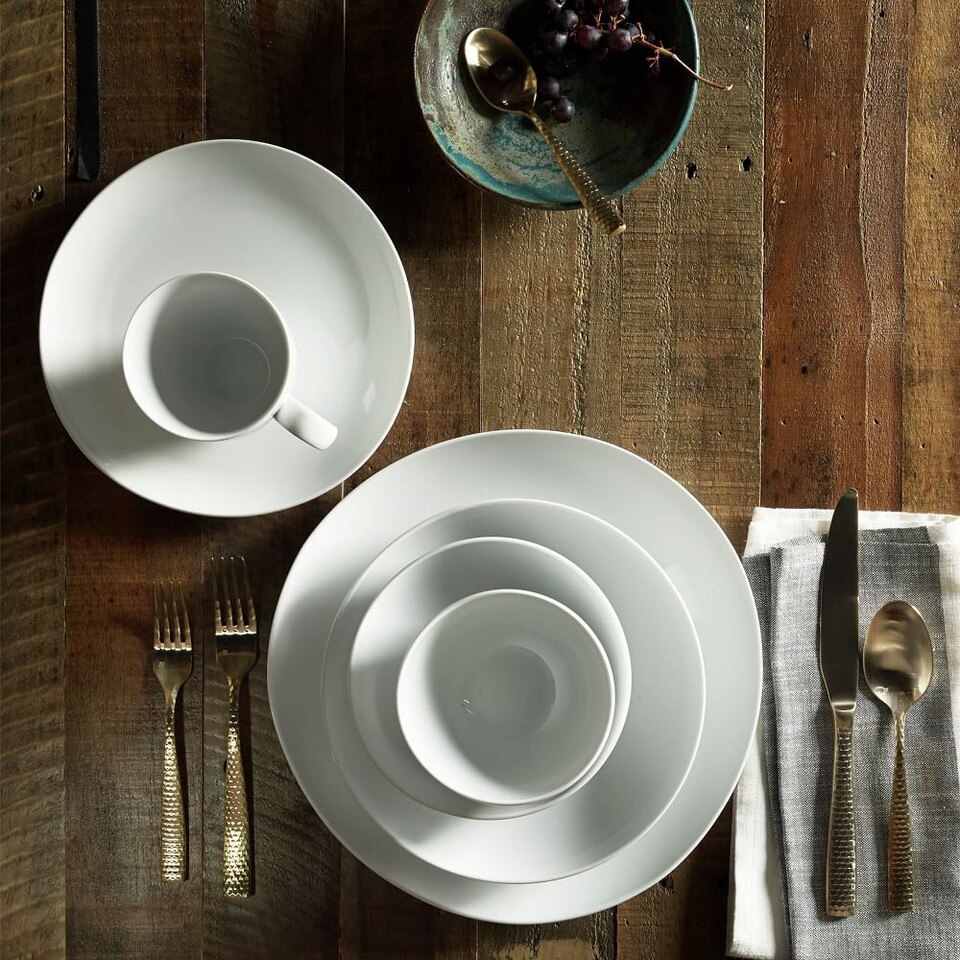 Organic Porcelain Dinnerware Sets West Elm UK